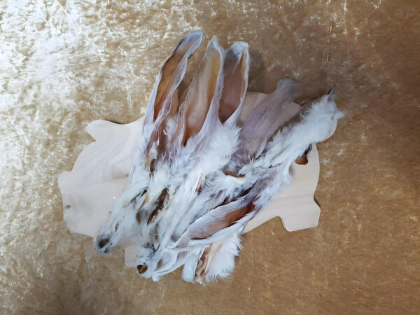 Kaninchenohren mit Fell 250g