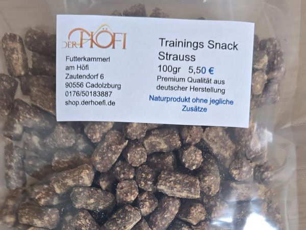 Trainingssnack Strauß 100g